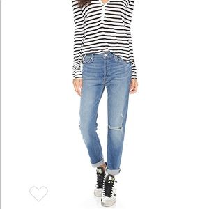 Mother cropped jeans